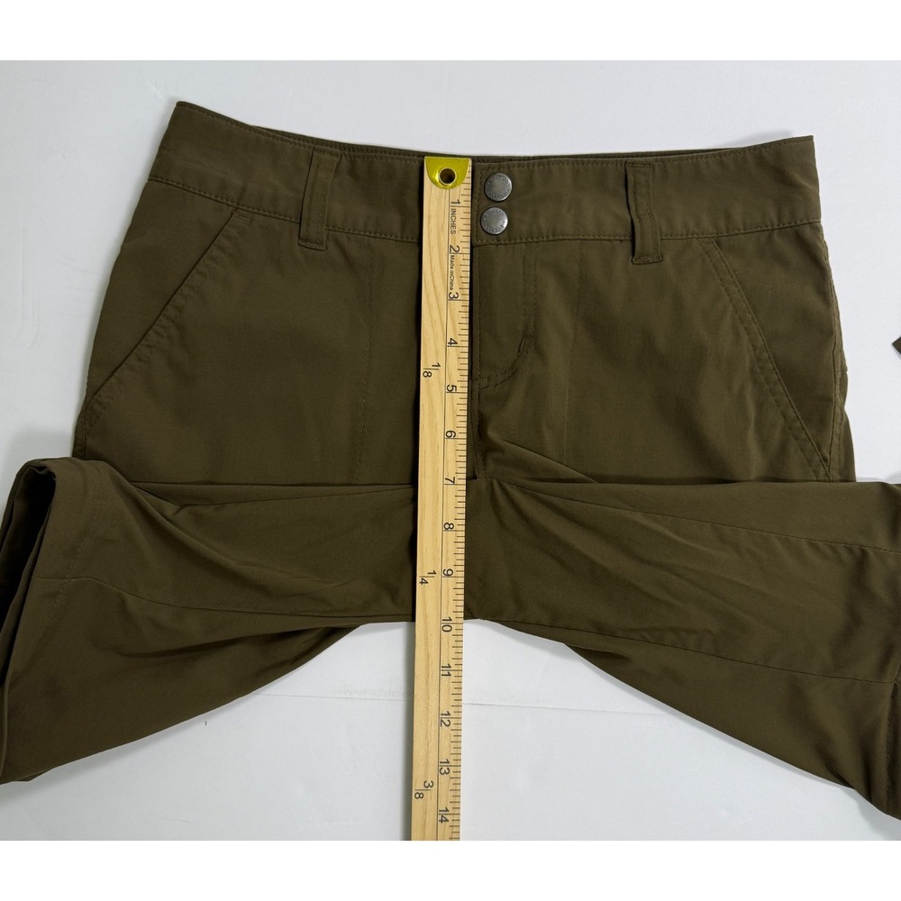 Columbia Omni-Shield Womens 2 Regular Convertible Pants Olive Zip Off Hiking Out - Picture 3 of 16
